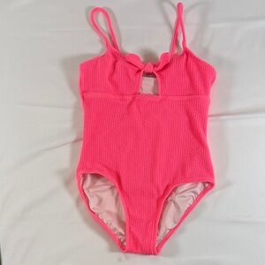 Girls Old Navy Pink One-Piece Swimsuit XL (14–16)